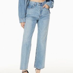 denim forum the joni high rise loose 29L jeans 27